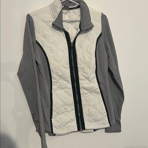 RBX Women's Gray and White Ski Jacket